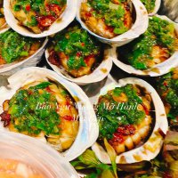 Chiếc bào ngư tươi sống nướng mỡ hành nó chất lượng gì đâu